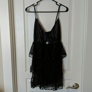 Cacique Black Babydoll Nightie